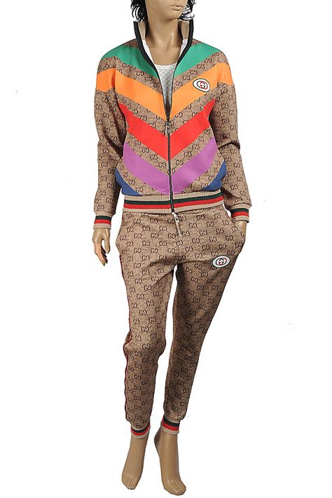 women gucci jogging suit|Gucci women tracksuit.